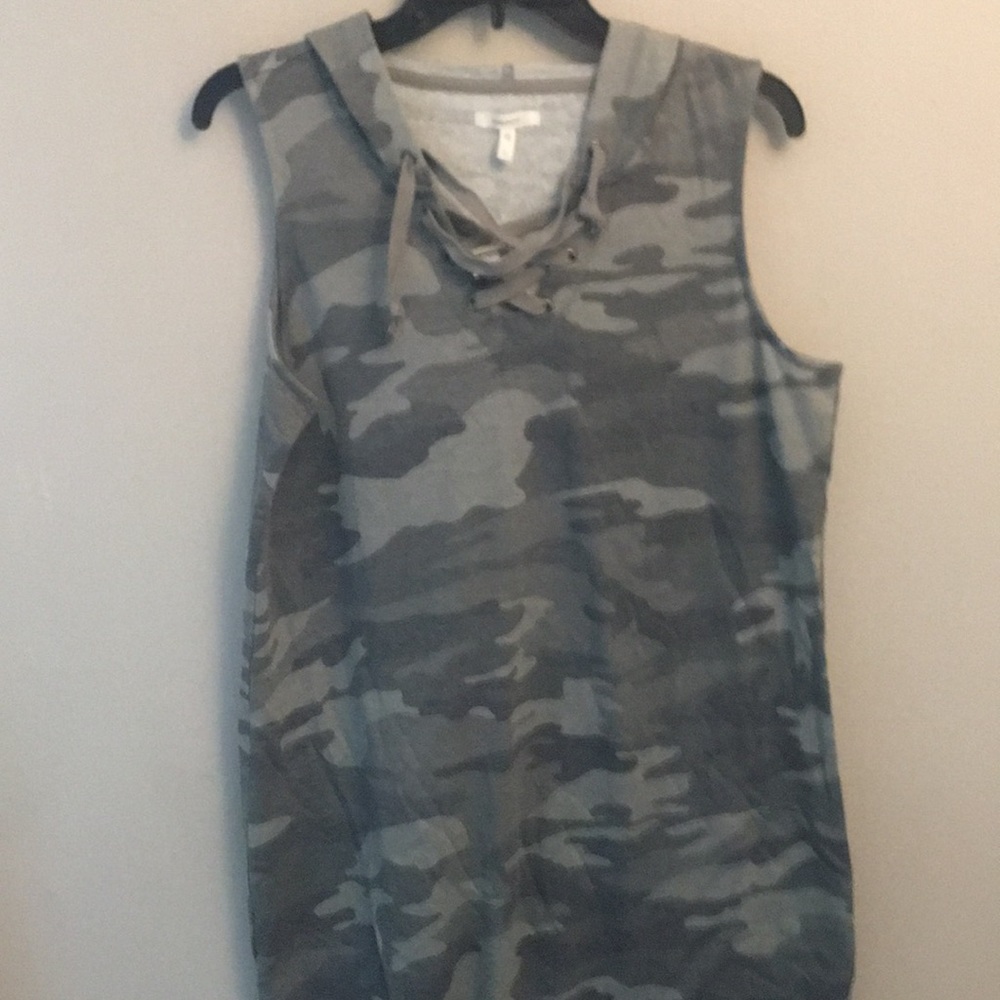 NWT Maurice’s Camo Hooded Sleeveless Dress Size Large